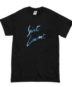 Saint Laurent Black t shirt RF02