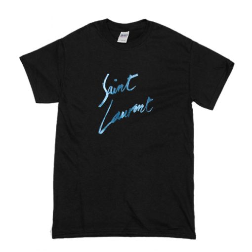 Saint Laurent Black t shirt RF02