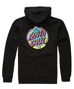Santa Cruz Neon Dot hoodie back RF02