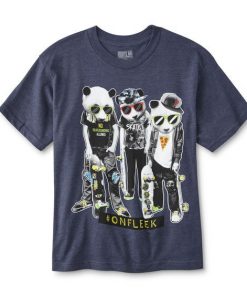 Skateboard Panda t shirt RF02