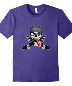 Skater Skull Skateboards t shirt RF02