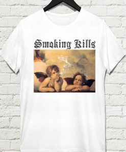 Smoking Kills t shirt RF02