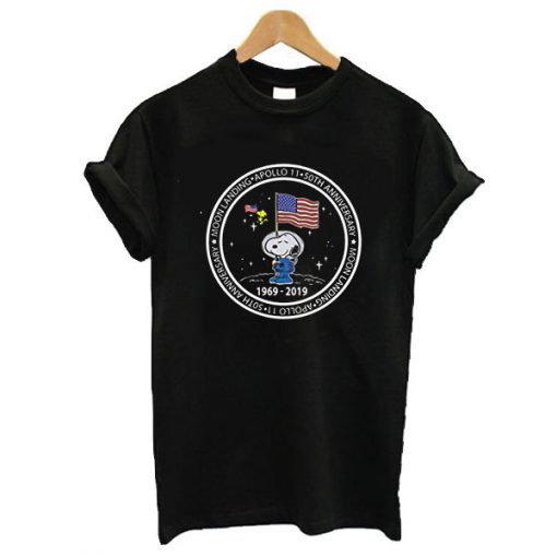 Snoopy Moon Landing Apollo 11 50th Anniversary 1969 2019 t shirt RF02