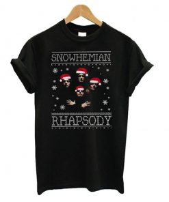 Snowhemian Rhapsody Queen Christmas t shirt RF02