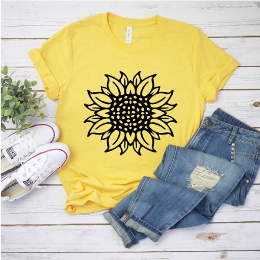 Sunflower Yellow t shirt RF02