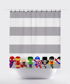 Super Hero Shower Curtain RF02