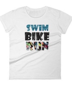 Swim Bike Run t shirt RF02