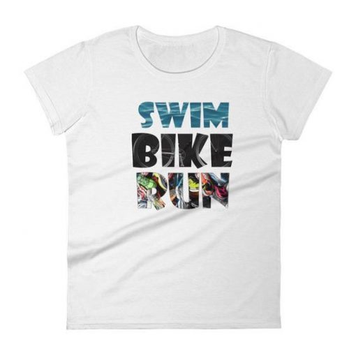 Swim Bike Run t shirt RF02