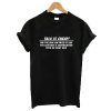 Talk is cheap t shirt RF02