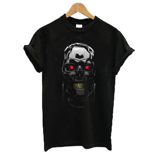 Terminator skull t shirt RF02