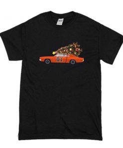 The General Lee Car Christmas Tree t shirt RF02