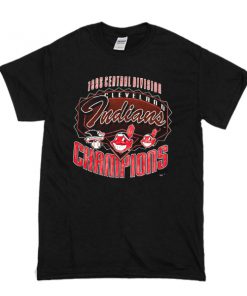 Vintage Cleveland Indians champions t shirt RF02