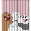 We Bare Bears Custom Shower Curtain RF02