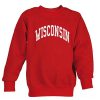 Wisconsin Font sweatshirt RF02