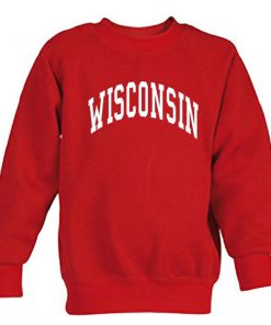 Wisconsin Font sweatshirt RF02