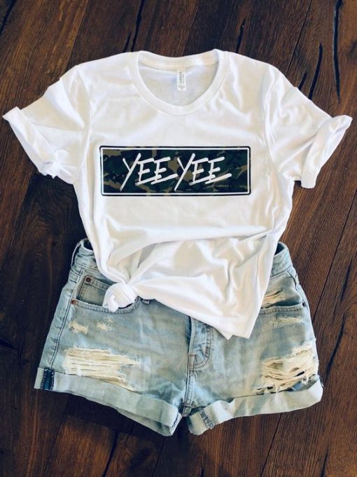 Yee Yee camo block t shirt RF02