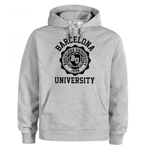 barcelona university dark hoodie RF02