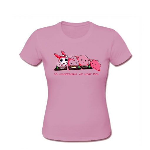 on wednesdays we wear pink t shirt RF02