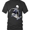skeleton skull skateboarder t shirt RF02