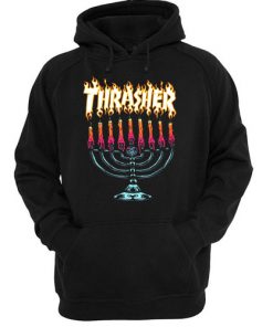 thrasher menorah hoodie RF02