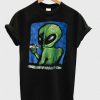 90s Distressed Smoking Alien Grunge t shirt RF02
