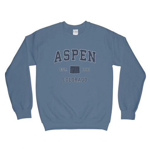 Aspen Colorado CO sweatshirt RF02