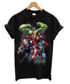 Avengers Hulk Thor Iron Man & Captain America t shirt RF02