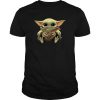 Baby Yoda Hug Clarinet t shirt RF02