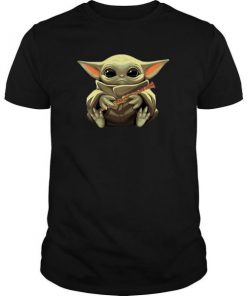 Baby Yoda Hug Clarinet t shirt RF02