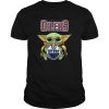 Baby Yoda Hug Edmonton Oilers t shirt RF02