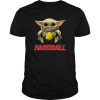 Baby Yoda Hug Handball t shirt RF02