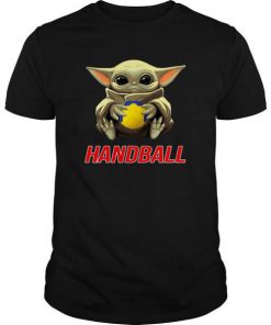 Baby Yoda Hug Handball t shirt RF02