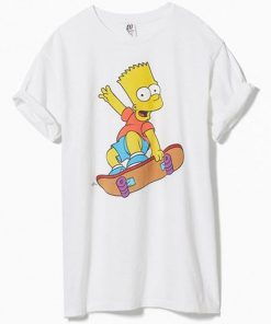 Bart Simpson Skateboard t shirt RF02