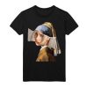 Billie Eilish Girl with a Pearl Earring t shirt RF02