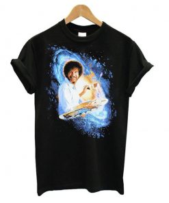 Bob Ross Galaxy Painting Graphic t shirt RF02