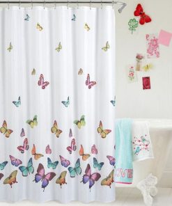 Butterfly Shower Curtain RF02