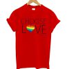 CHOOSE LOVE Red t shirt RF02