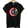 Captain America Harajuku Spider Skull t shirt RF02