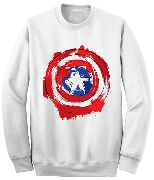 Captain America Shield sweatshirt RF02