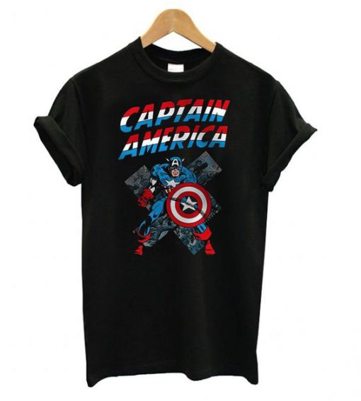 Captain America Vintage t shirt RF02