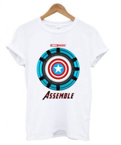 Captain America and Iron Man t shirt RF02