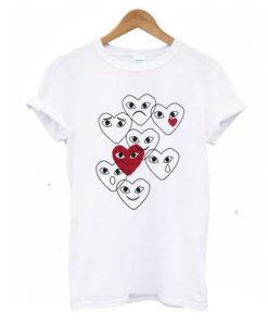 Comme des Garcons Play Emoji t shirt RF02