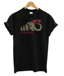 Evolution The King Of Monsters Godzilla t shirt RF02