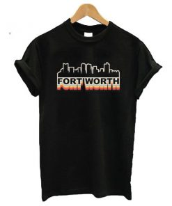 Fort Worth Skyline Vintage t shirt RF02