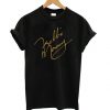 Freddie Mercury Signature t shirt RF02