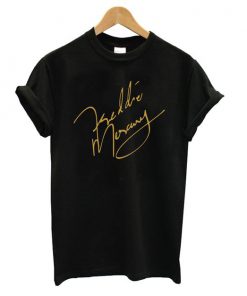 Freddie Mercury Signature t shirt RF02