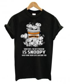 Happy Pills Sometimes the Best Medicine is Snoopy t shirt RF02