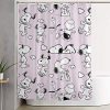 Happy Snoopy Shower Curtain RF02