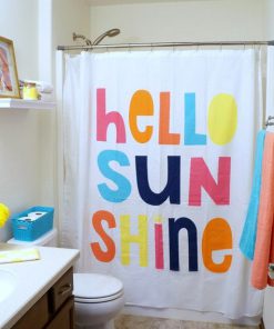 Hello Sunshine Colorful Shower Curtain RF02