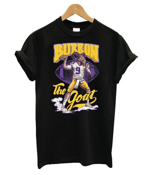 Joe Burrow the Goat Game t shirt RF02